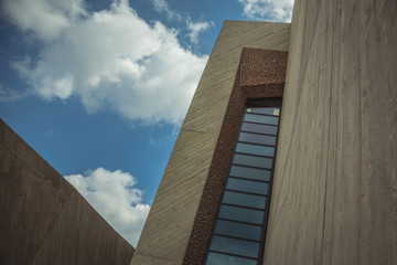 Modern building against the sky