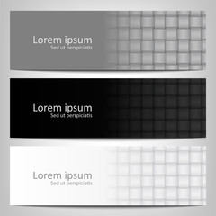 Abstract monochrome  background brochure template.