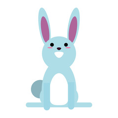 rabbit or bunny cartoon icon image vector illustration design 