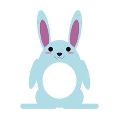 rabbit or bunny cartoon icon image vector illustration design 