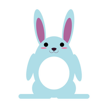 rabbit or bunny cartoon icon image vector illustration design 