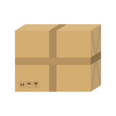 box shipping delivey icon image vector illustration design 