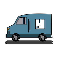 delivery truck icon image vector illustration design 