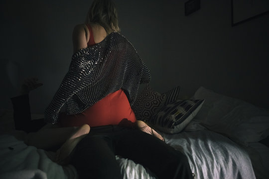Girl Gets Intimate with Boy in Her Bedroom