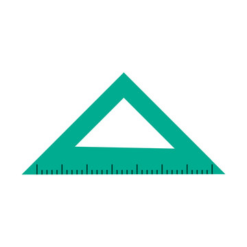 ruler measuring icon image vector illustration design 
