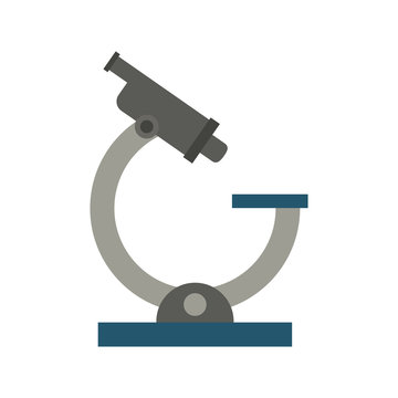 microscope science icon image vector illustration design 