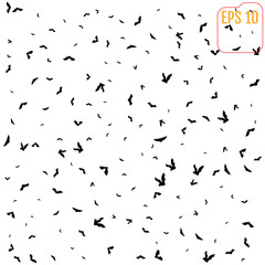 Vector pattern with many bats