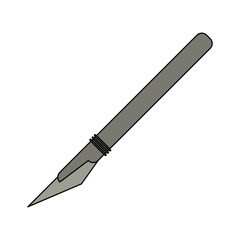 scalpel healthcare icon image vector illustration design 