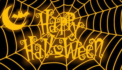 Naklejka premium Halloween card 