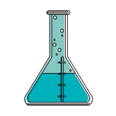 flask healthcare icon image vector illustration design 