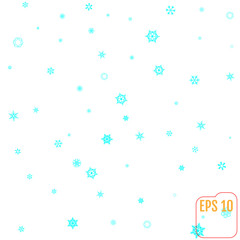 Vector winter background with snowflakes