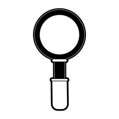 magnifying glass icon image vector illustration design