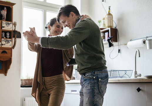 Mature Couple dancing