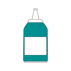 medication bottle healthcare icon image vector illustration design