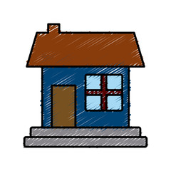 House real estate icon vector illustration graphic design