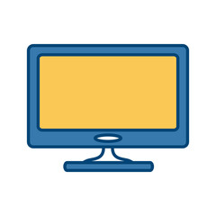 Tv media technology icon vector illustration graphic design