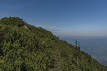 Velky Choc hill in north Slovakia in summer