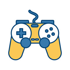 Console gamepad console icon vector illustration graphic design