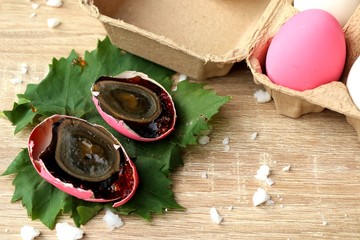 Salted egg and preserved egg