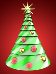 3d Christmas tree