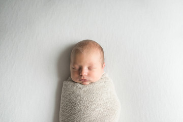 Swaddled Sleeping Baby