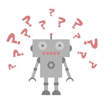 Robot with questions