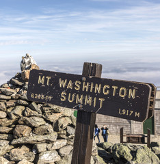 summit of Mount Washington in New Hampshire