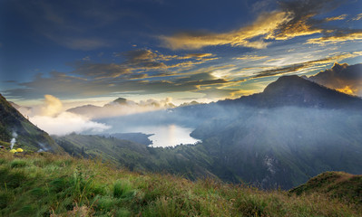 Mt Rinjani, one of the active volcano in Indonesia is a famous destination for adventure seekers to...