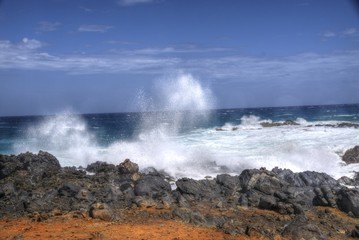 Crashing Surf in Aruba