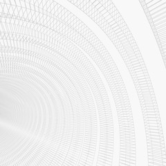 Futuristic abstract white background. 3D Rendering.