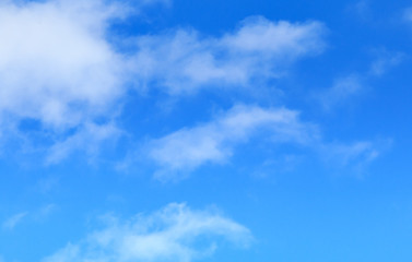 Sky and clouds nature background.