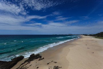 Fototapeta na wymiar Gold Coast Beach