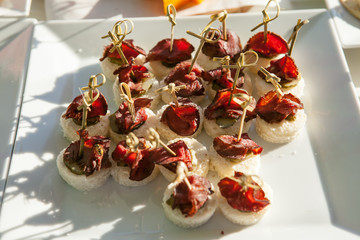 Buffet Dinner Restaurant Catering Food Concept