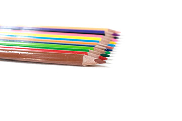 Foto of a pencil. Pencil for drawing. Stationery. The subject of the office.