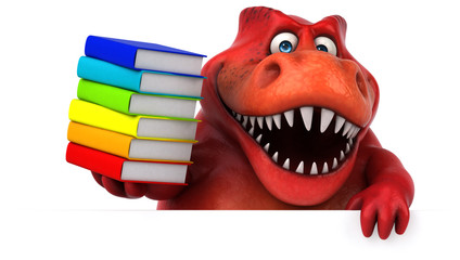 Fun dinosaur - 3D Illustration © Julien Tromeur