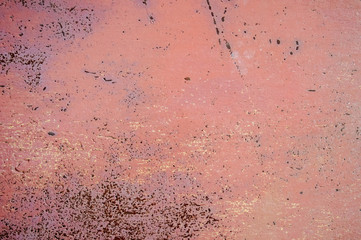 Old metal wall texture background with scratches and cracks.