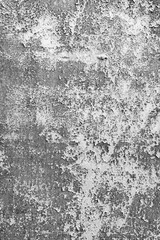 White metal wall texture background with scratches and cracks.