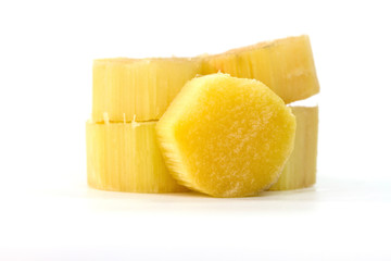 Sugar cane isolated on white background