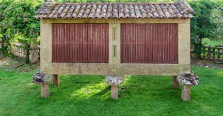 Horreo, typical spanish granary