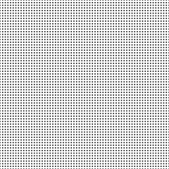 Seamless monochrome dots grid pattern. Simple black white geometric texture for fabric and clothing. Vector illustration