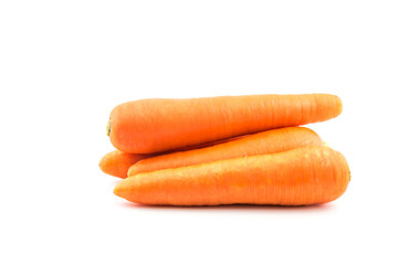 Carrot isolated on the white background 