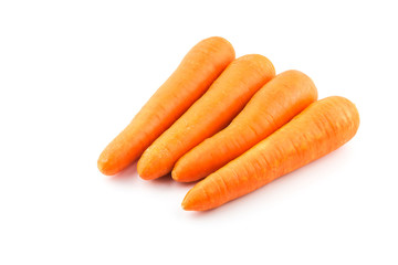 Carrot isolated on the white background 