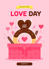 Love event illustration