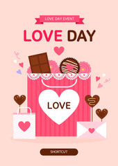 Love event illustration