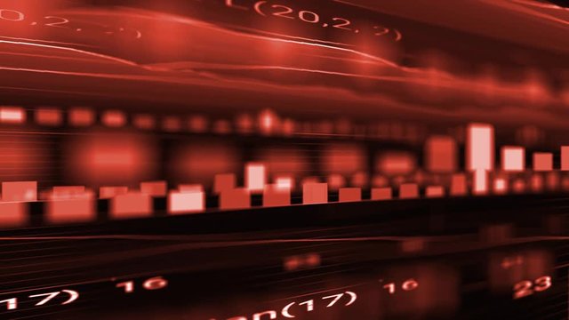Stock and share market financial money trading chart background