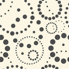Seamless Circle Wallpaper. Abstract Dot Texture