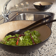 Bowl with salad