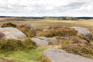 View from Stanage Edge Derbyshire