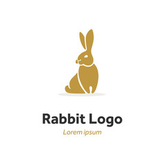 Vector logotype griffin in circle