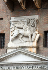 Verona - Piazza dei Signori is the civic and political heart of Verona, Italy